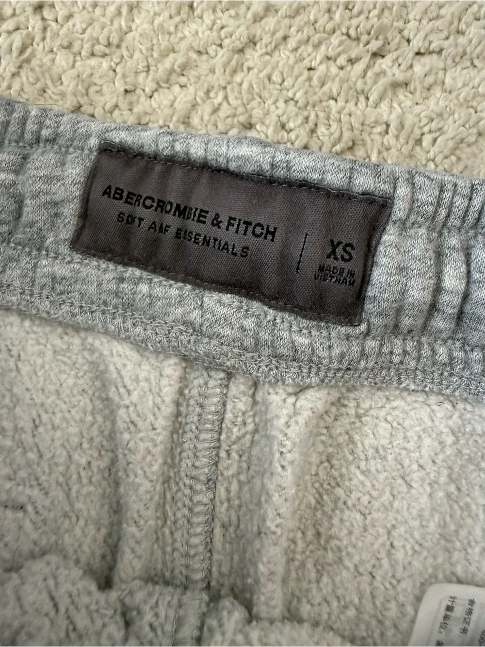 Abercrombie & Fitch Light Gray Soft Shorts